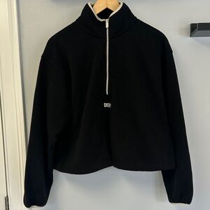 DKNY Sport Quarter Zip Fleece Jacket